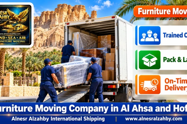 Furniture Moving Company in Al Ahsa and Hofuf — Alnesr Alzahby