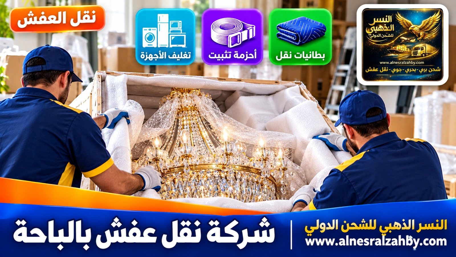 تغليف الأثاث قبل النقل