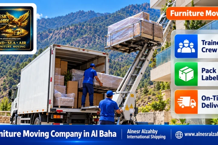 Furniture Moving Company in Al Baha — Alnesr Alzahby