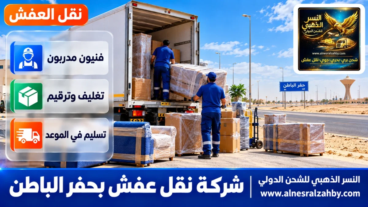 شركة نقل عفش بحفر الباطن — النسر الذهبي
