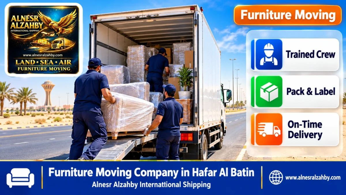 Furniture Moving Company in Hafar Al Batin — Alnesr Alzahby