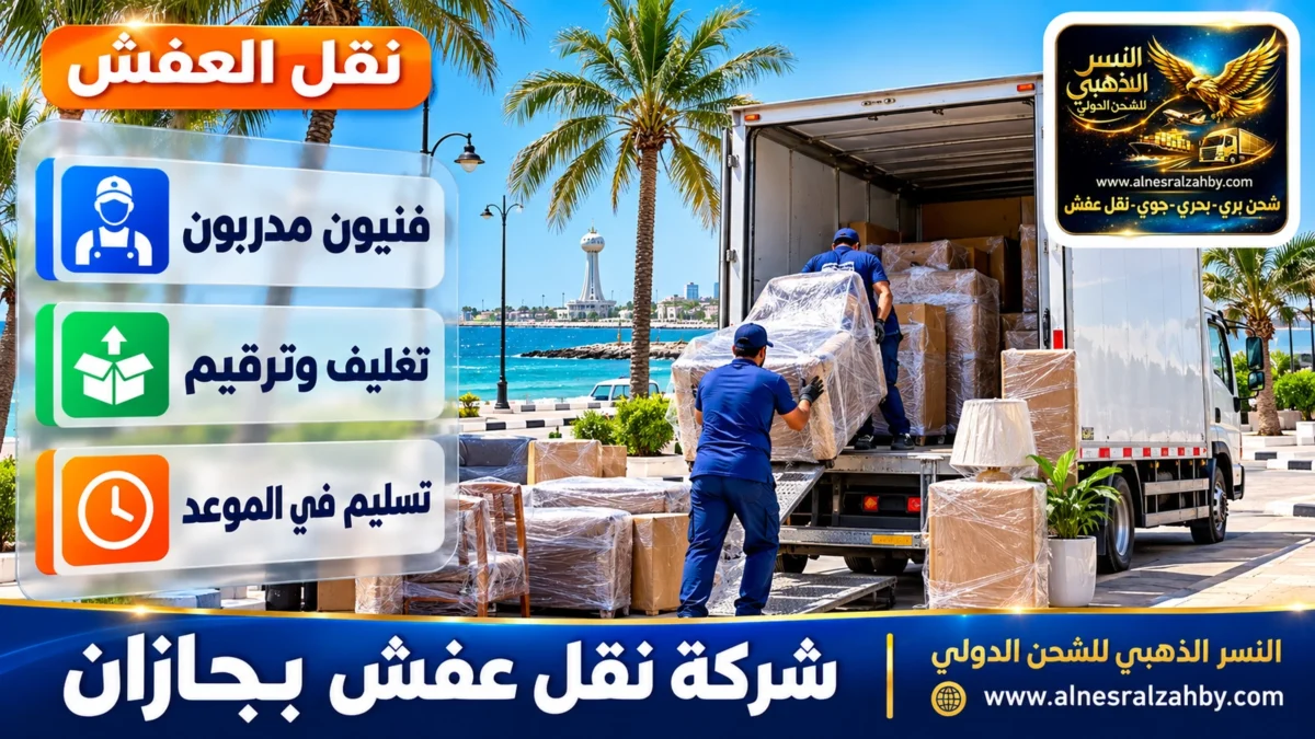 شركة نقل عفش بجازان — النسر الذهبي
