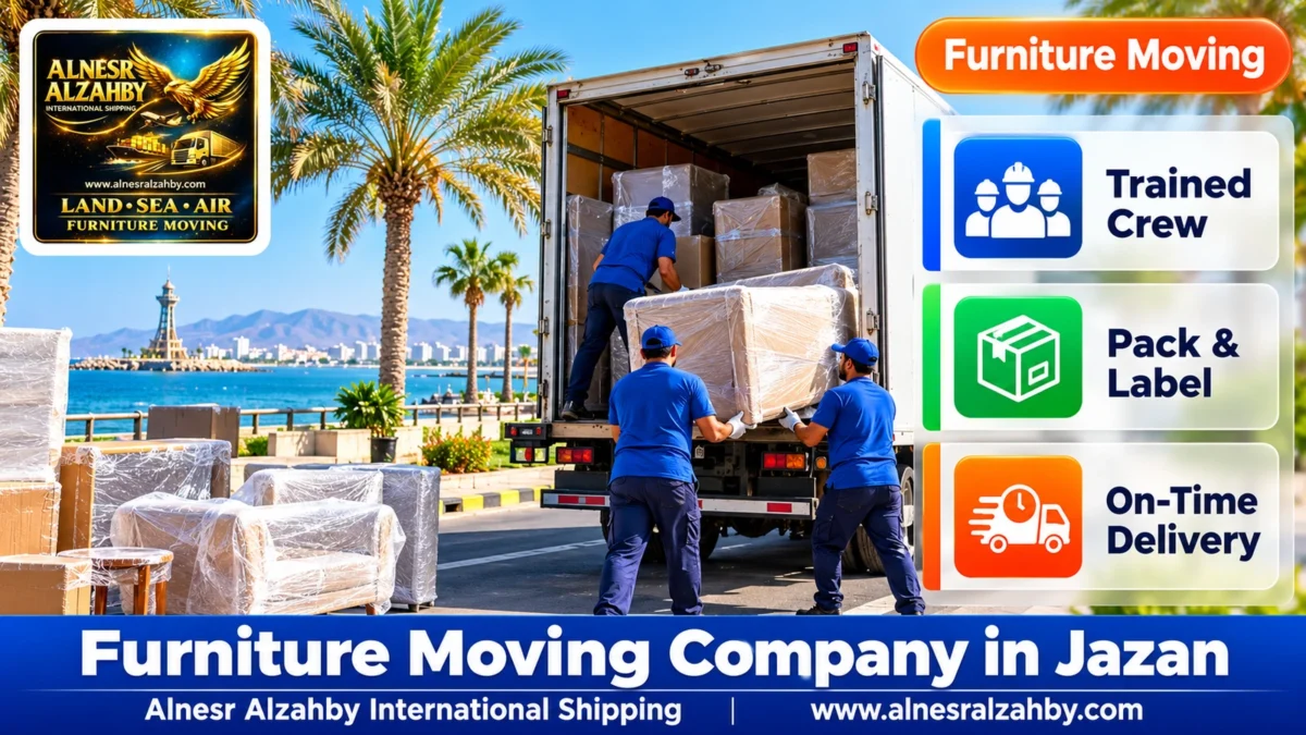 Furniture Moving Company in Jazan — Alnesr Alzahby