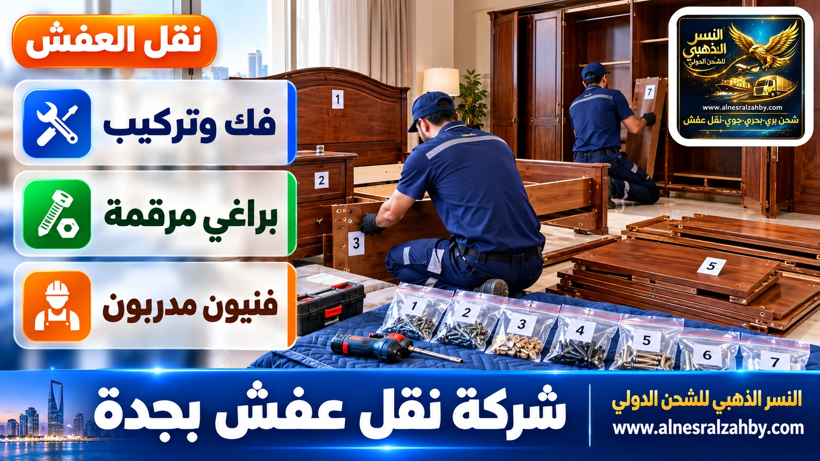تغليف الأثاث قبل النقل