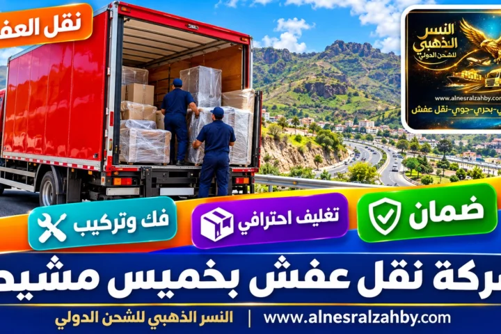 شركة نقل عفش بخميس مشيط — النسر الذهبي