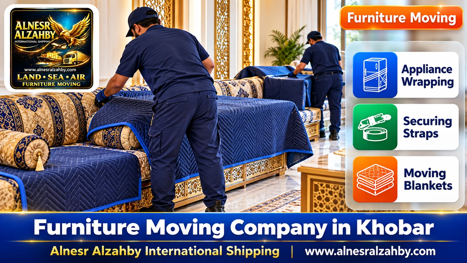 Packing and moving furniture