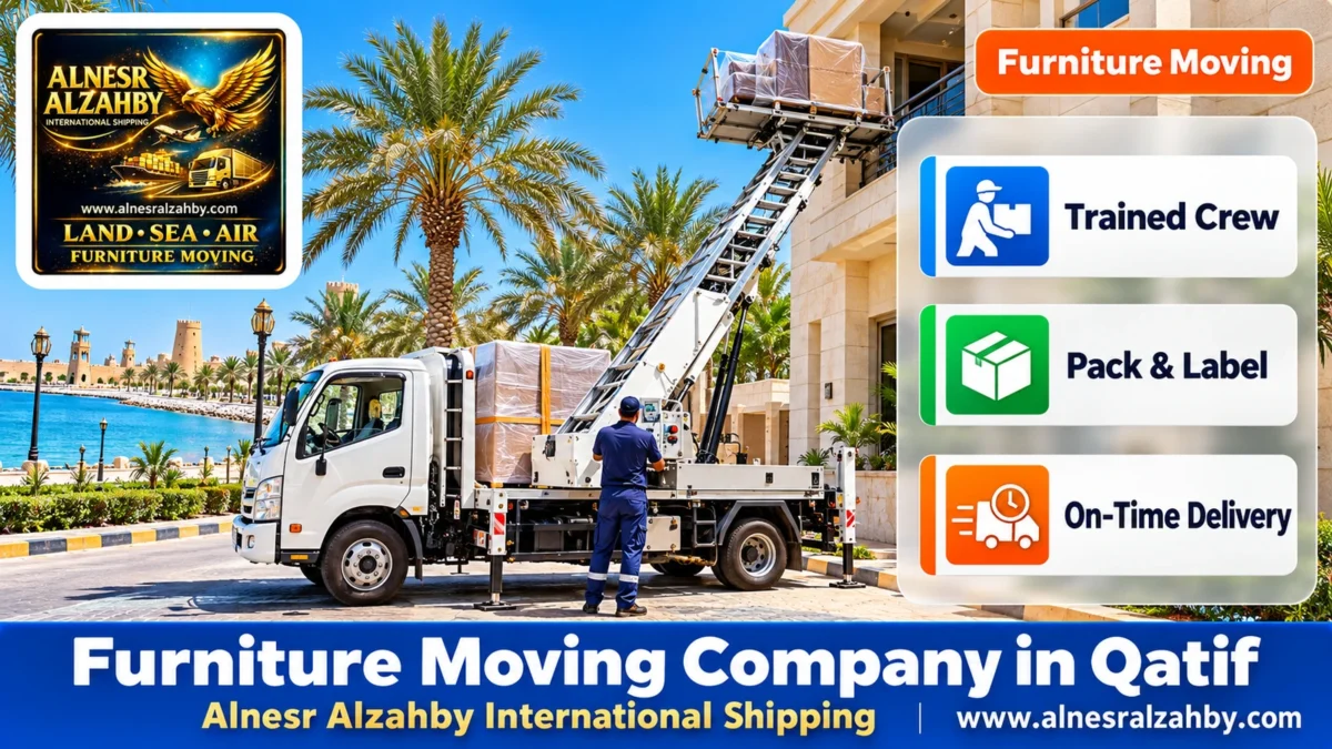 Furniture Moving Company in Qatif — Alnesr Alzahby