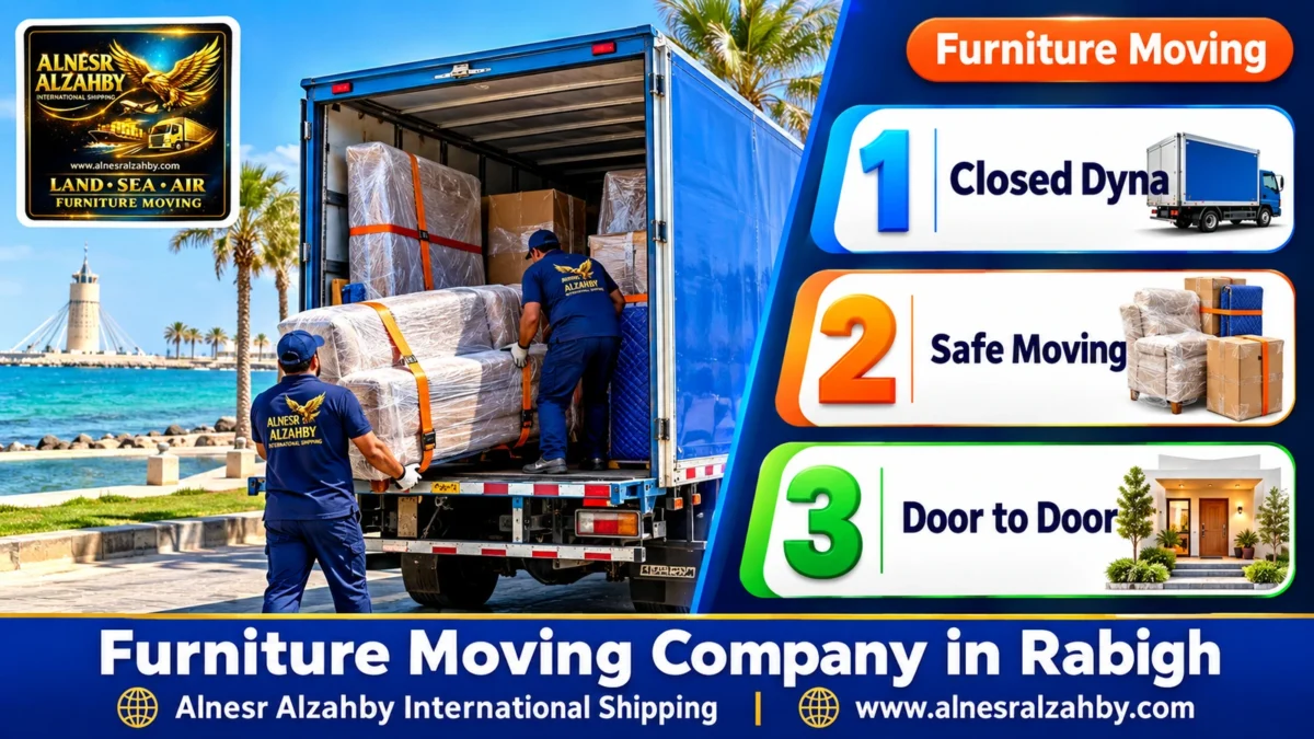 Furniture Moving Company in Rabigh — Alnesr Alzahby