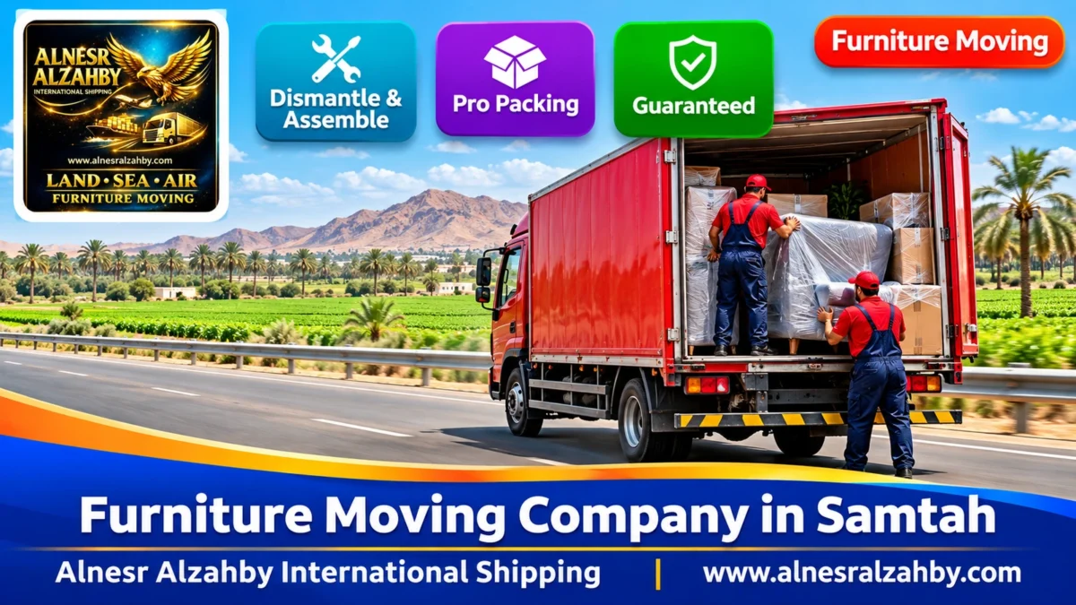 Furniture Moving Company in Samtah — Alnesr Alzahby