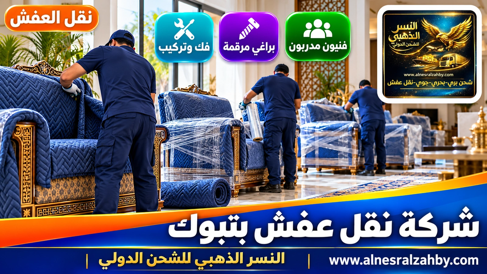 تغليف ونقل العفش
