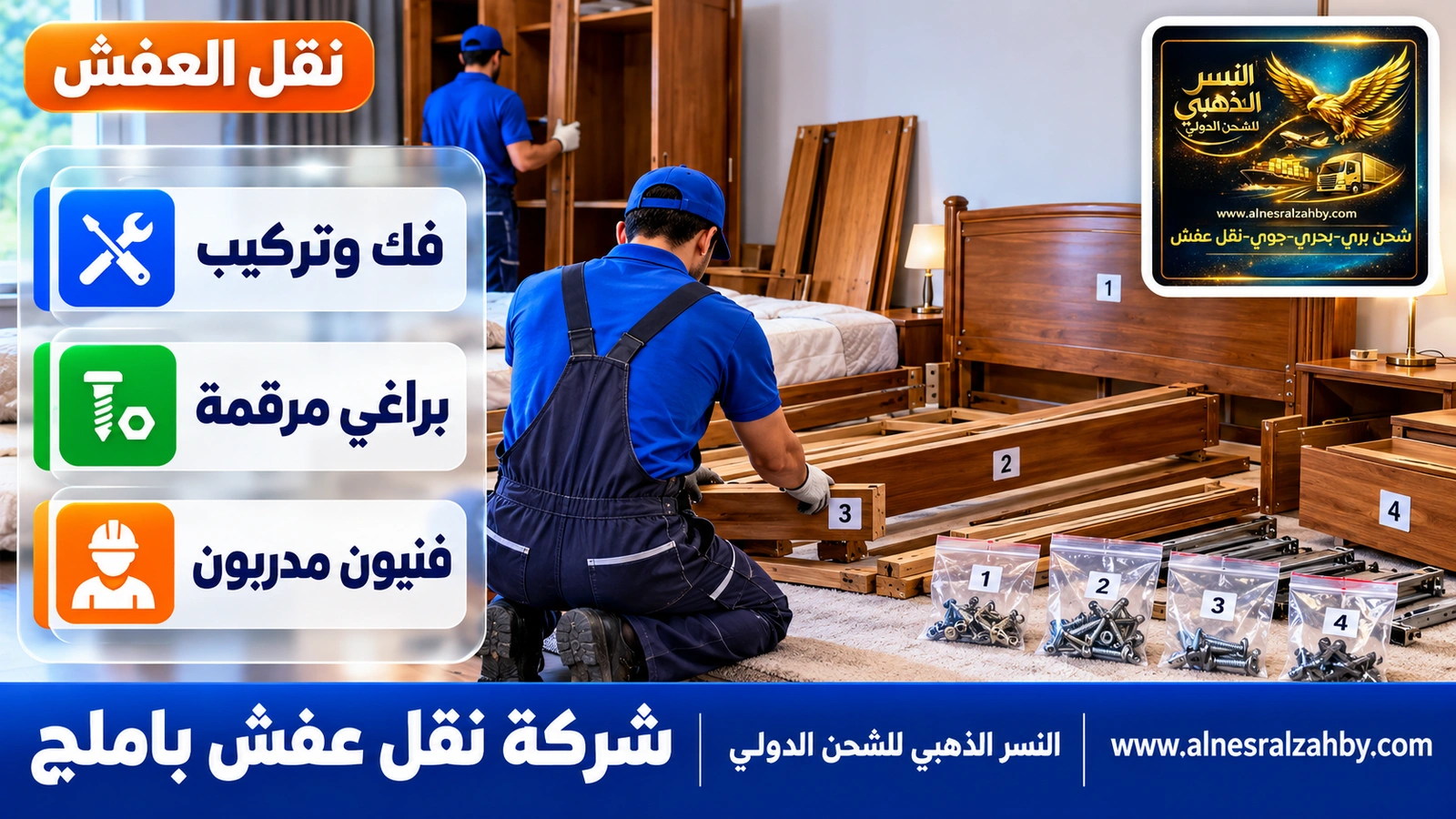 تغليف الأثاث قبل النقل