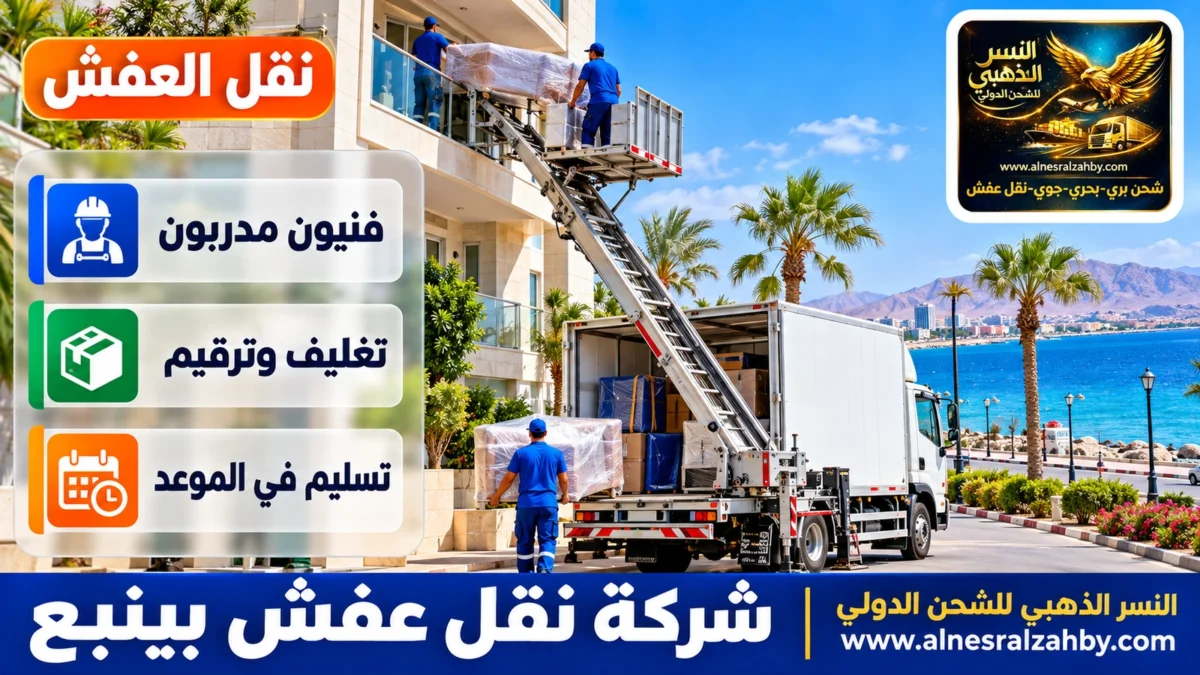 شركة نقل عفش بينبع — النسر الذهبي