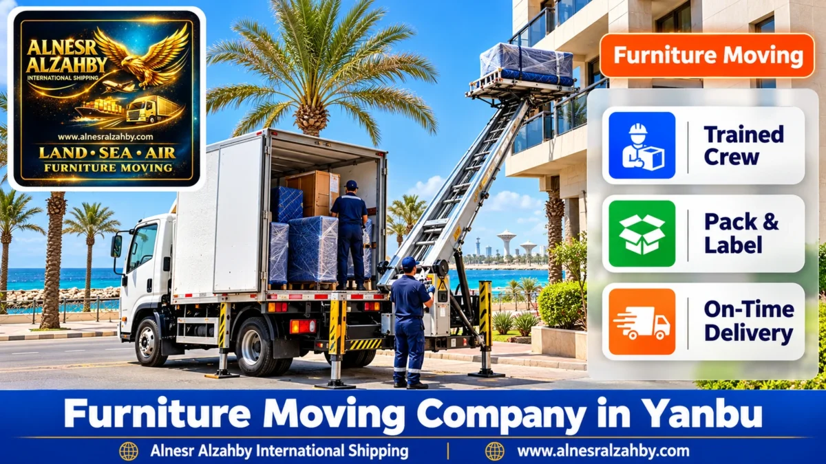Furniture Moving Company in Yanbu — Alnesr Alzahby