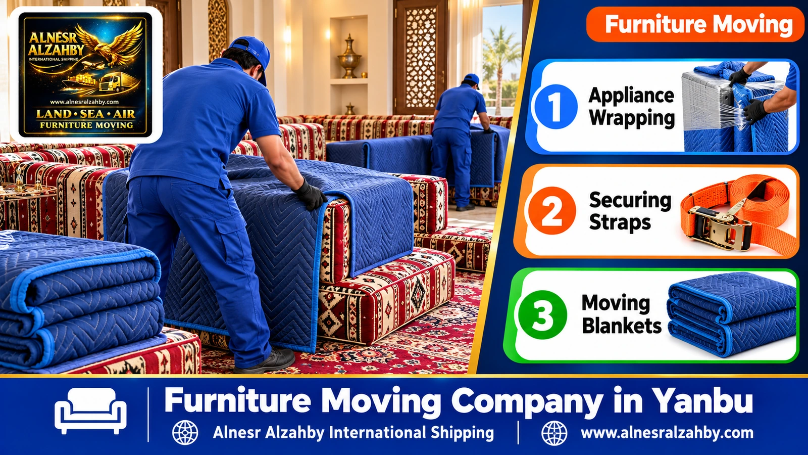 Packing and moving furniture