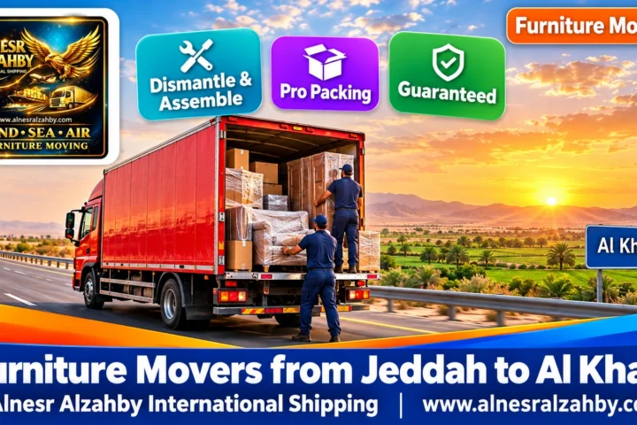 Furniture Movers from Jeddah to Al Kharj — Alnesr Alzahby