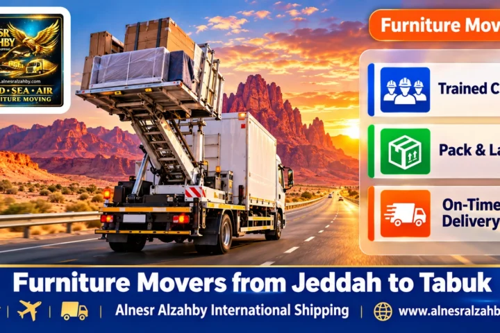 Furniture Movers from Jeddah to Tabuk — Alnesr Alzahby