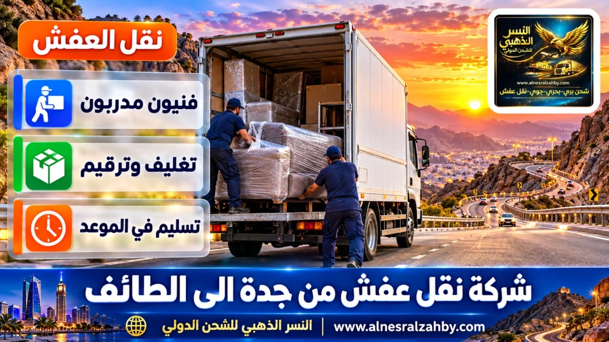 شركة نقل عفش من جدة الى الطائف — النسر الذهبي