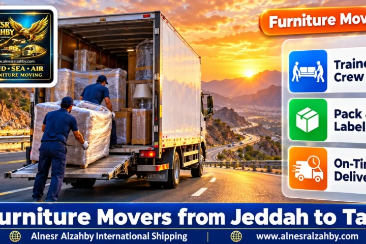 Furniture Movers from Jeddah to Taif — Alnesr Alzahby