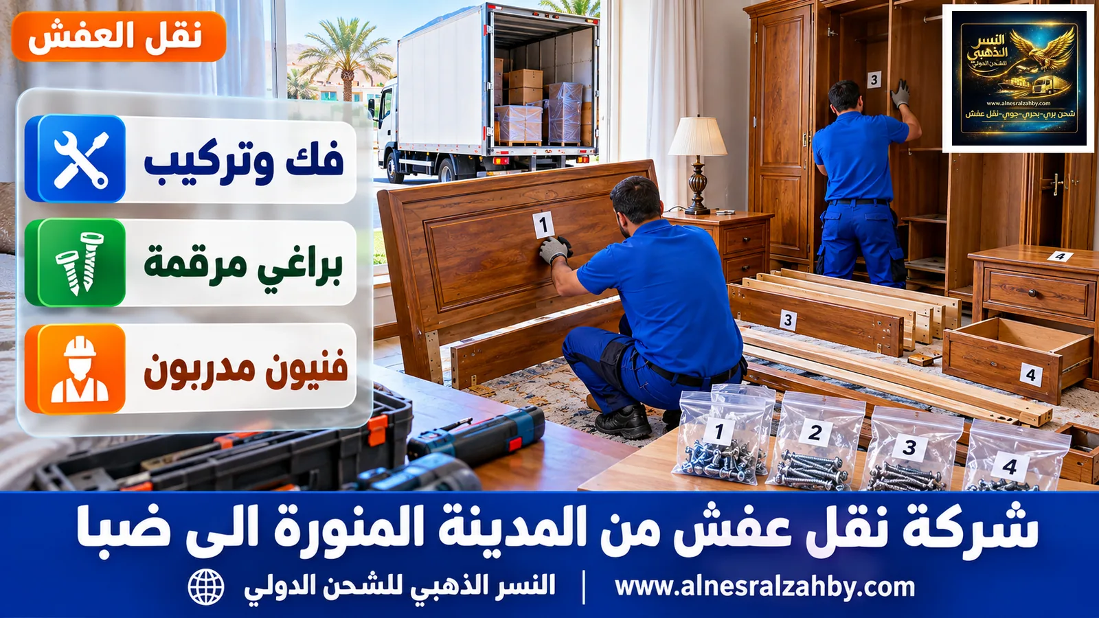 تغليف الأثاث قبل النقل