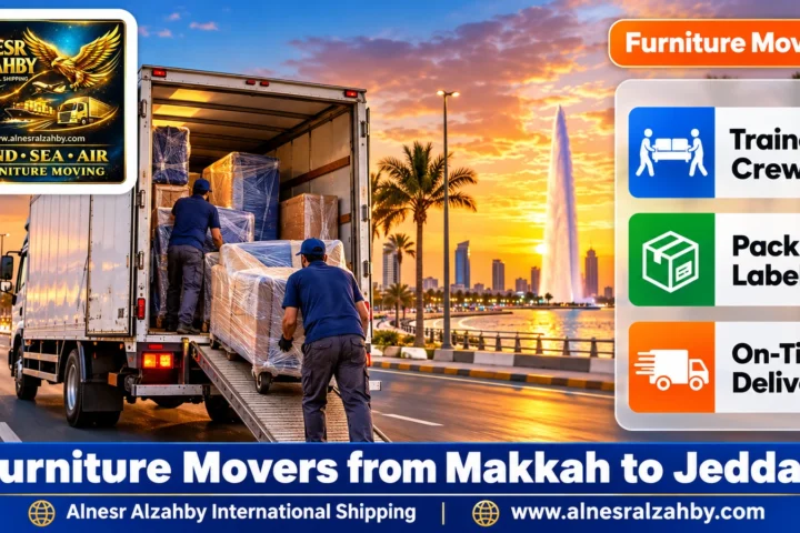 Furniture Movers from Makkah to Jeddah — Alnesr Alzahby