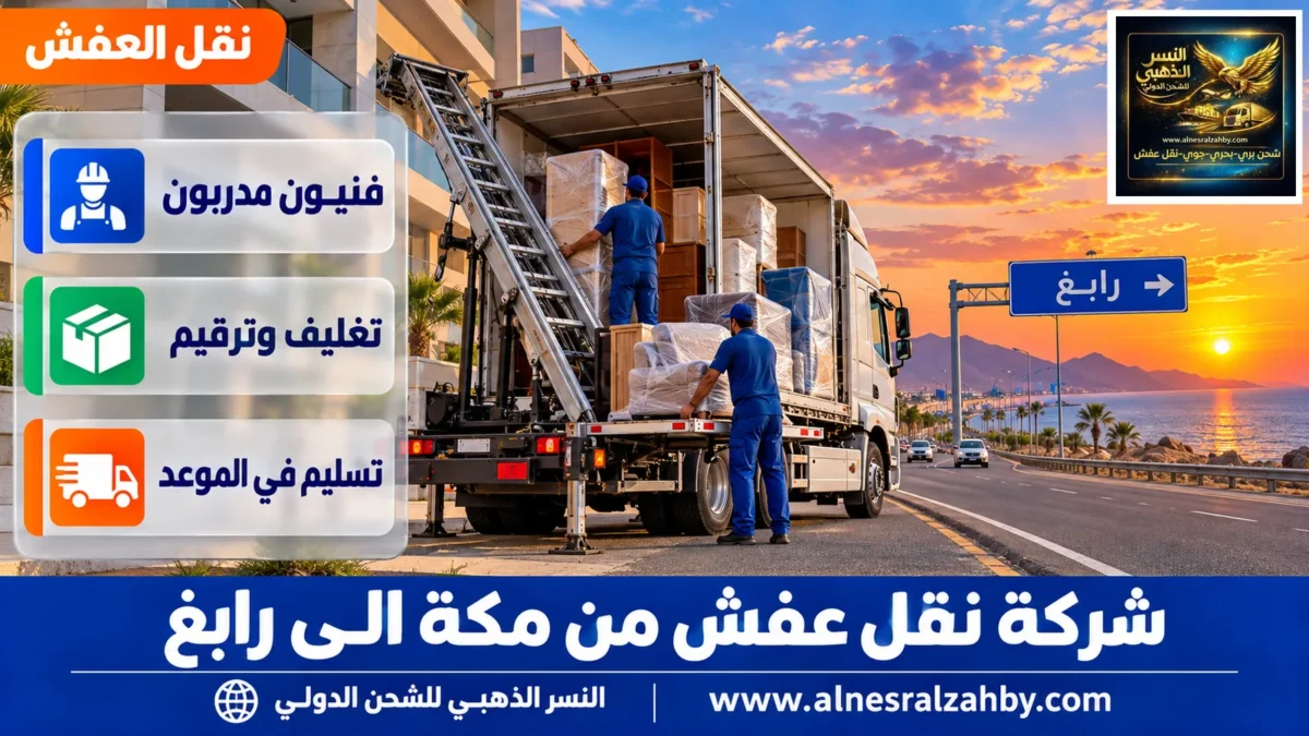 شركة نقل عفش من مكة الى رابغ — النسر الذهبي