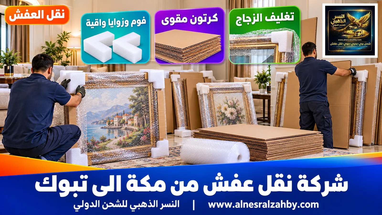 تغليف الأثاث قبل النقل