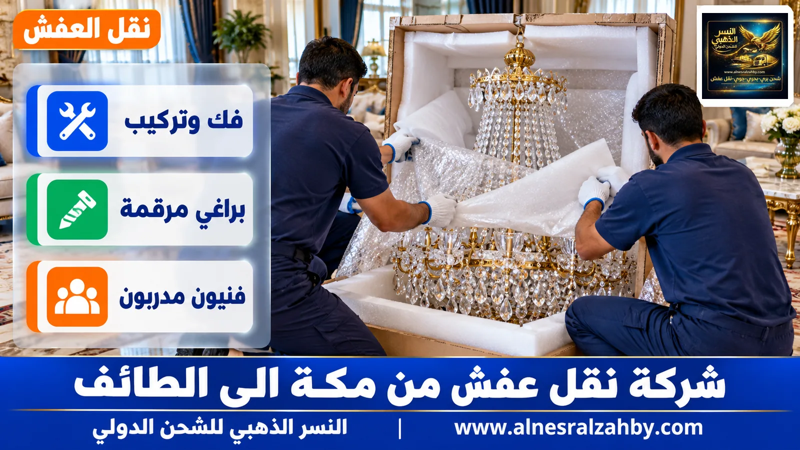 تغليف الأثاث قبل النقل