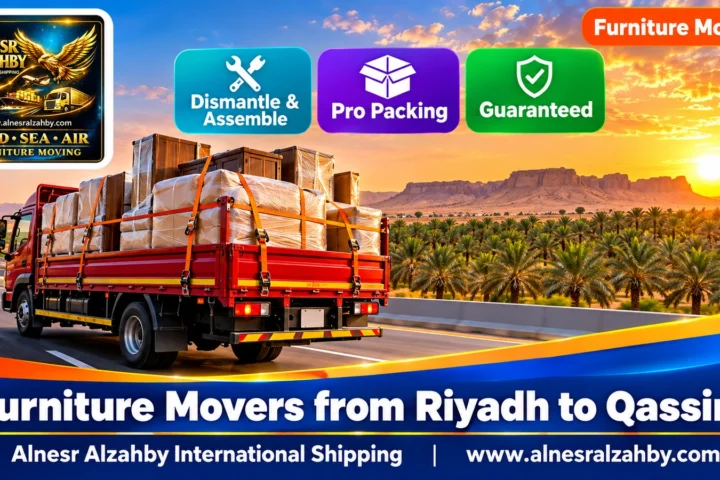 Furniture Movers from Riyadh to Qassim — Alnesr Alzahby