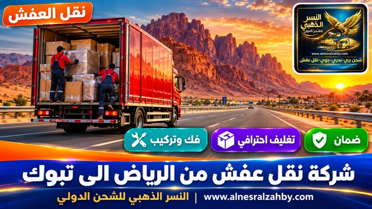 شركة نقل عفش من الرياض الى تبوك — النسر الذهبي
