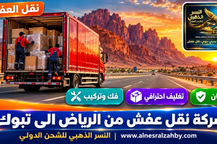 شركة نقل عفش من الرياض الى تبوك — النسر الذهبي