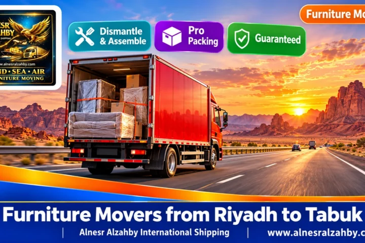 Furniture Movers from Riyadh to Tabuk — Alnesr Alzahby