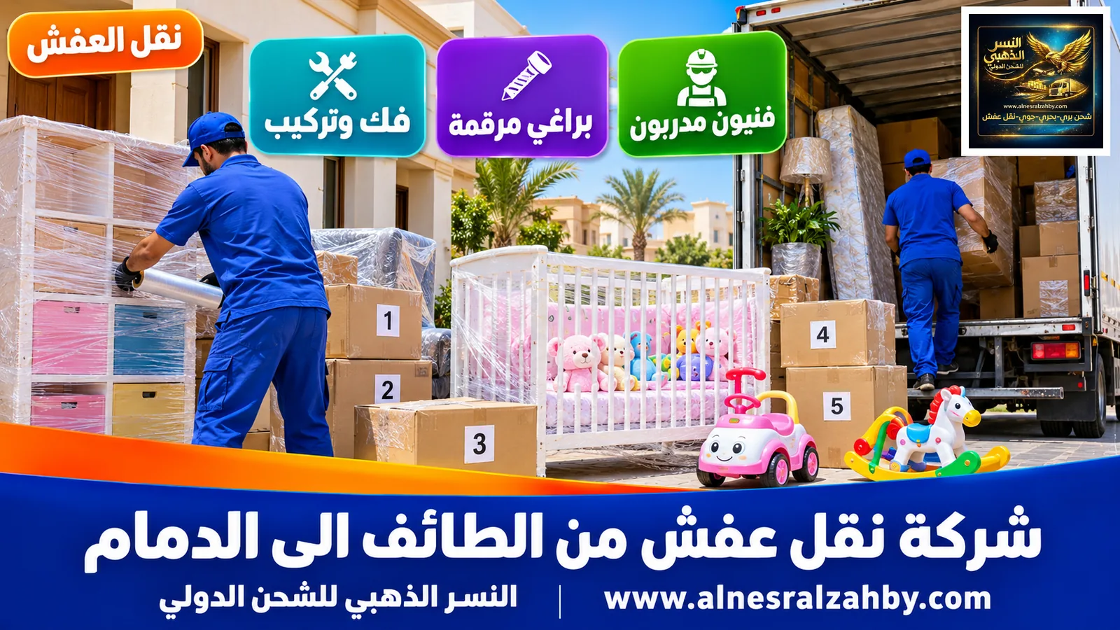تحميل الأثاث المغلف