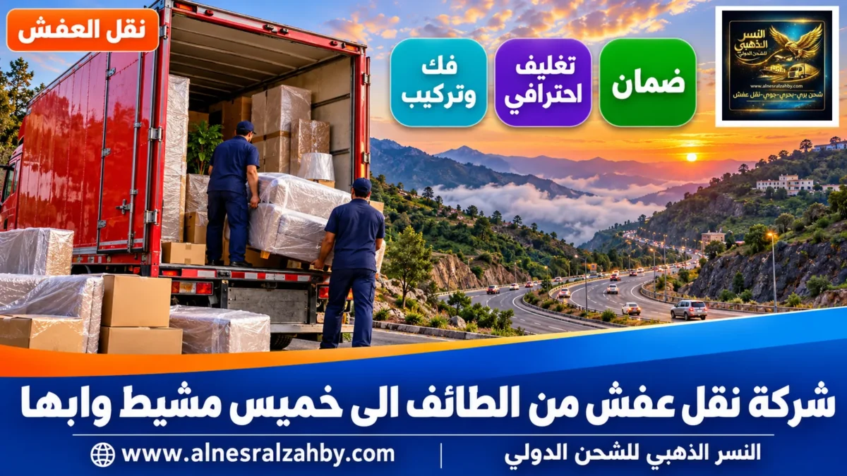 شركة نقل عفش من الطائف الى خميس مشيط وابها — النسر الذهبي