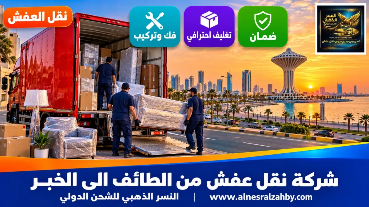 شركة نقل عفش من الطائف الى الخبر — النسر الذهبي