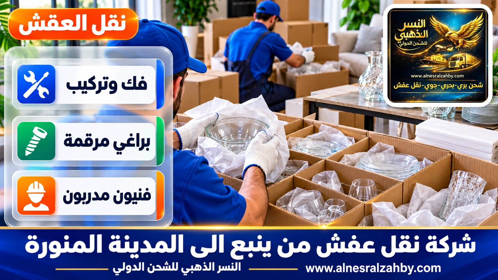 تحميل الأثاث المغلف