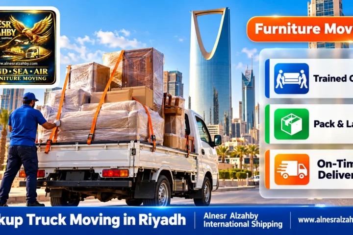 Pickup Truck Moving in Riyadh — Alnesr Alzahby