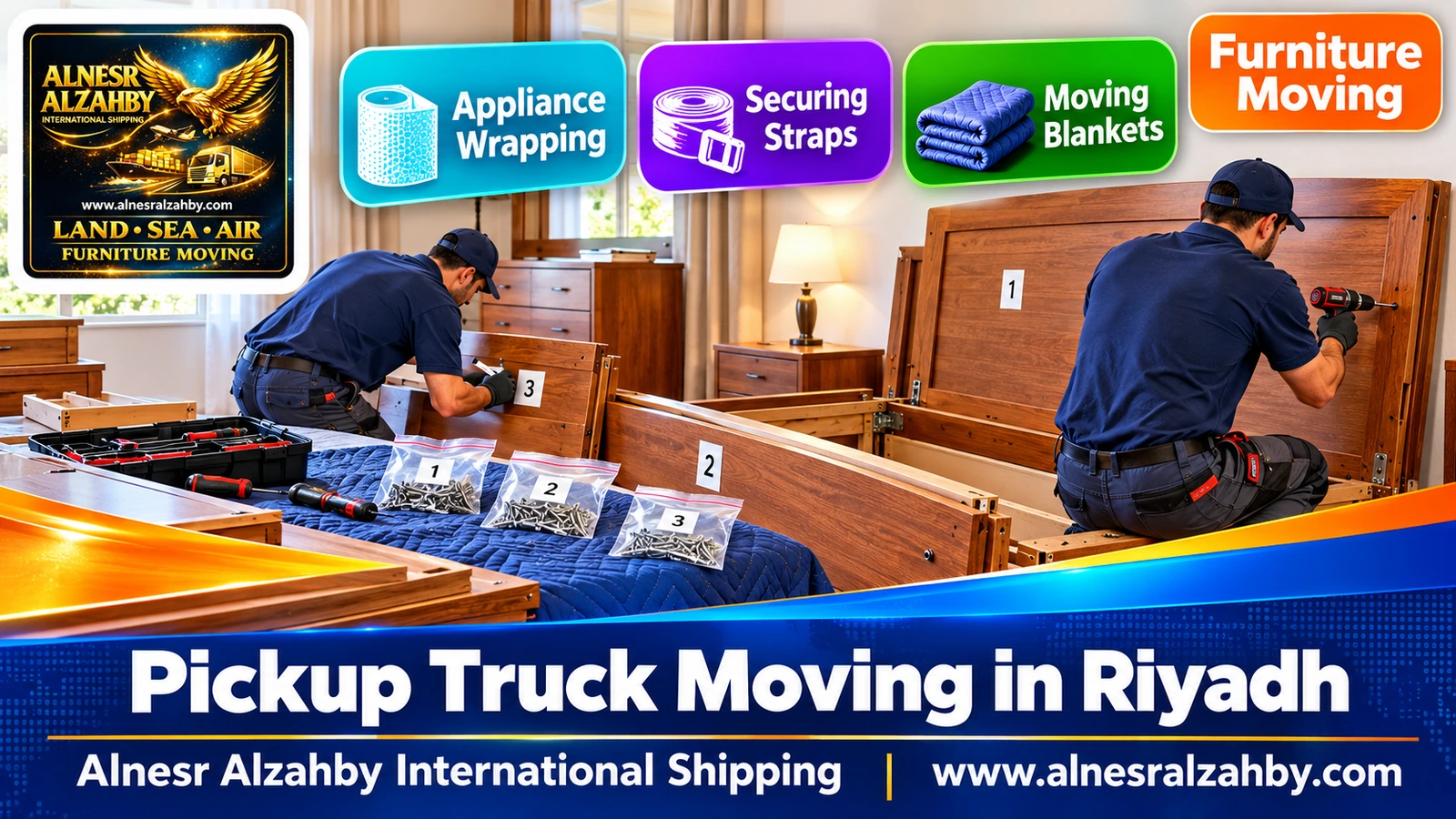 Packing pieces before loading