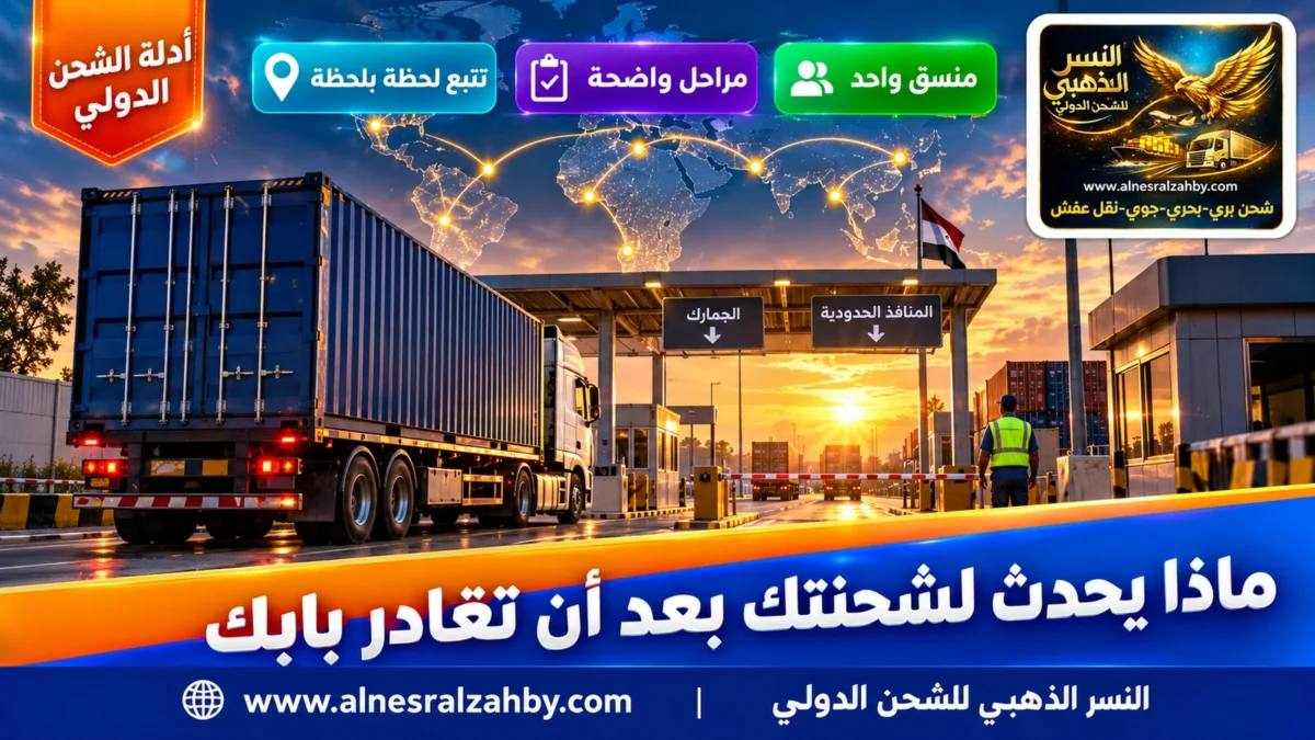 ماذا يحدث لشحنتك بعد أن تغادر بابك — النسر الذهبي
