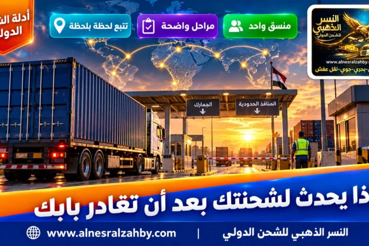 ماذا يحدث لشحنتك بعد أن تغادر بابك — النسر الذهبي