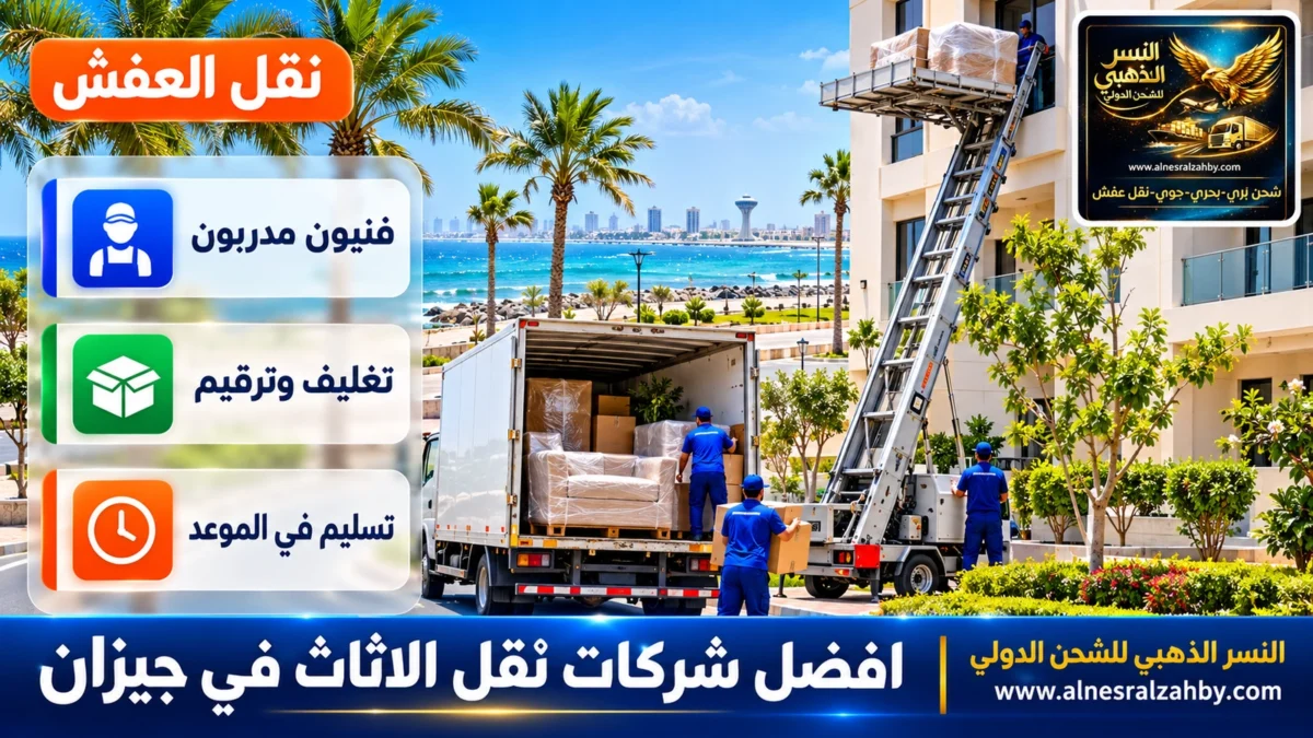 افضل شركات نقل الاثاث في جيزان — النسر الذهبي