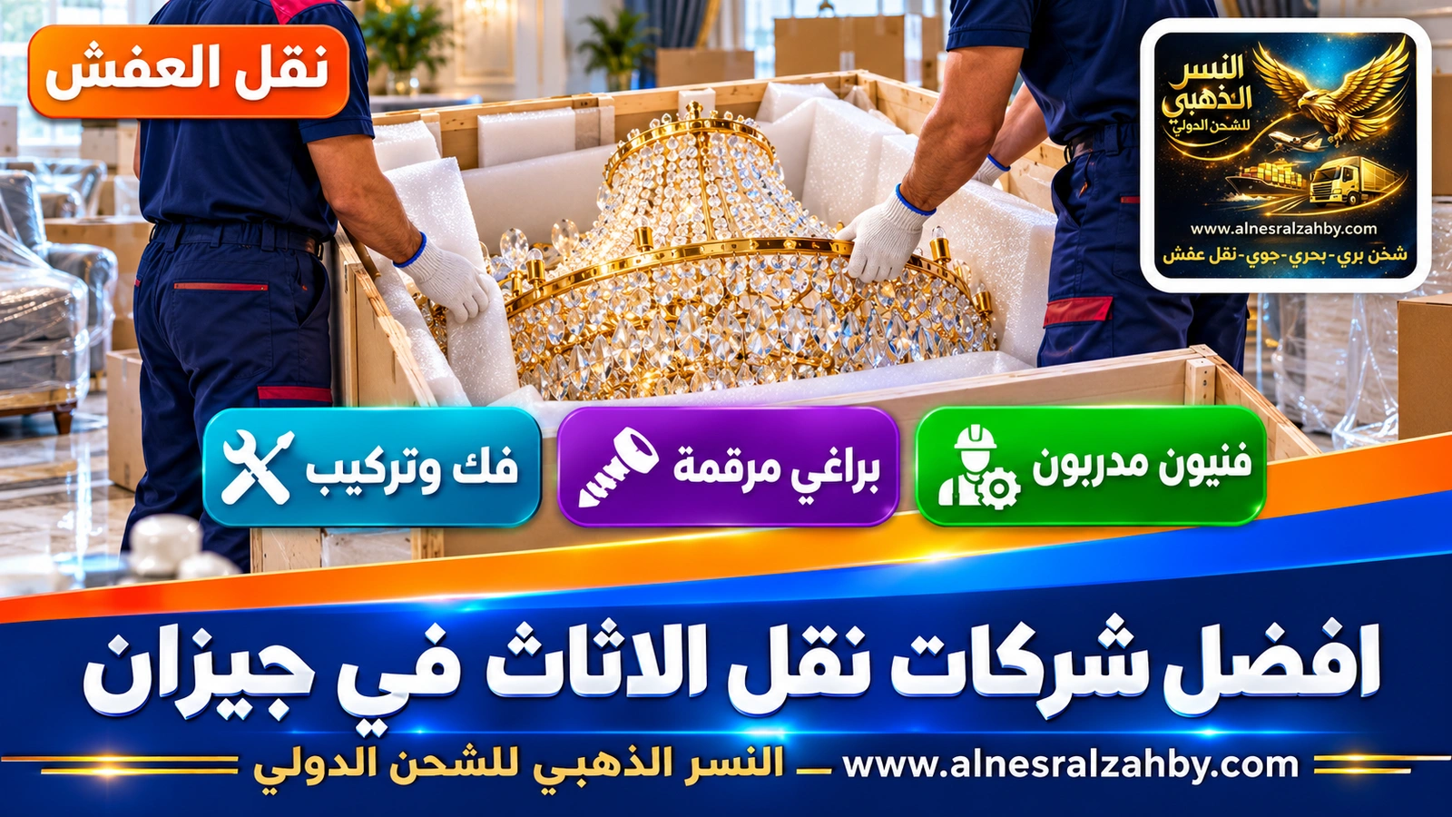 تغليف الأثاث قبل النقل