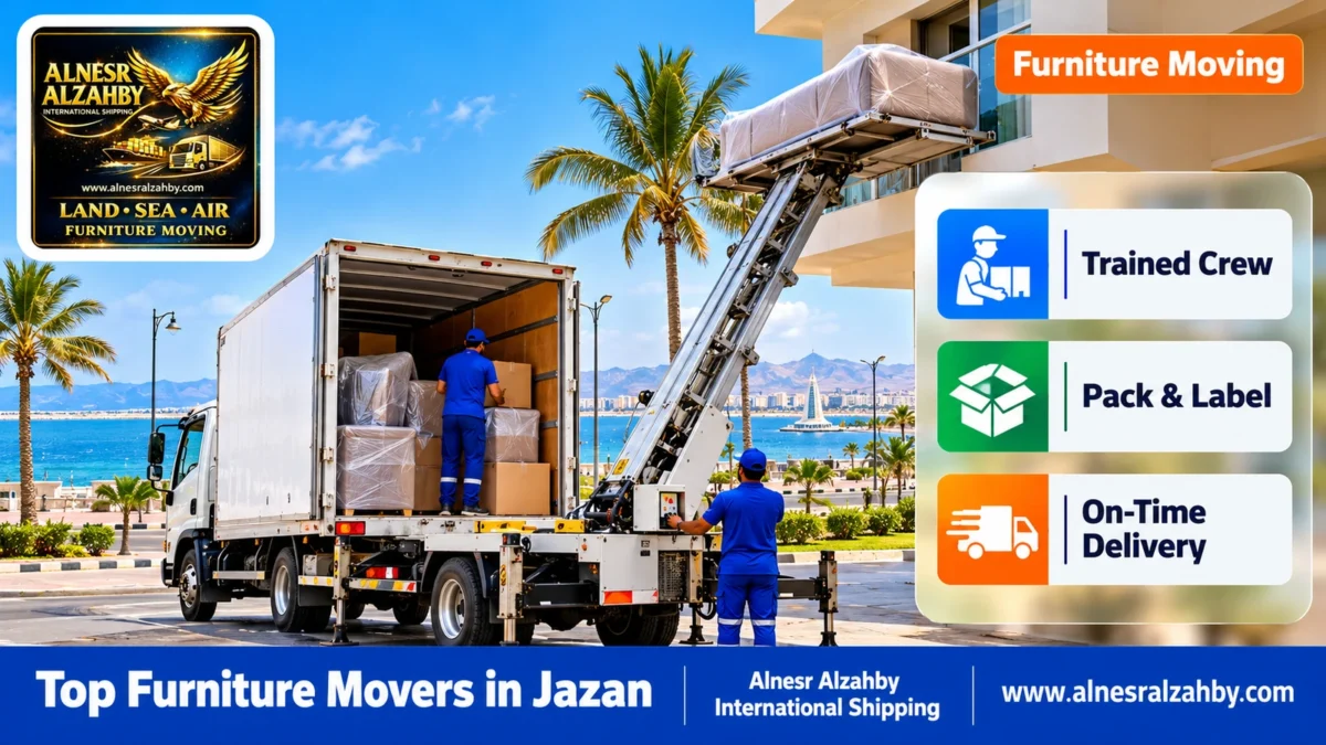 Top Furniture Movers in Jazan — Alnesr Alzahby